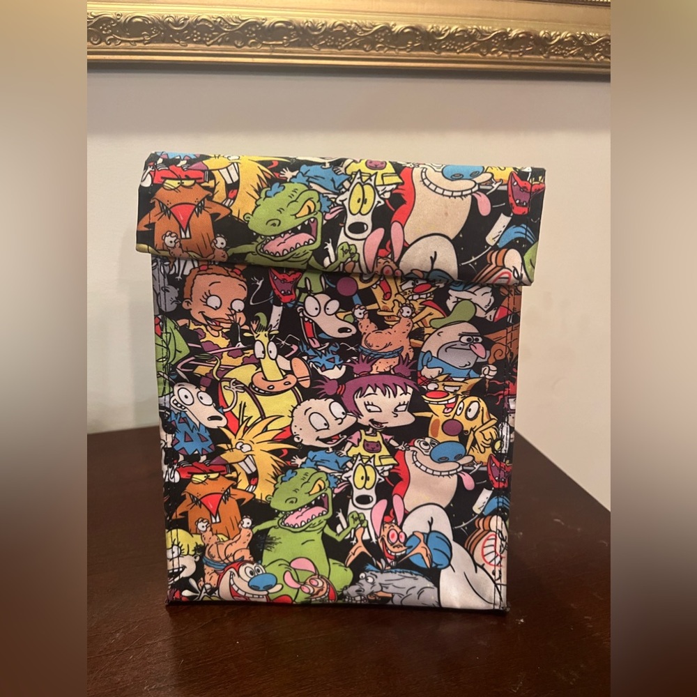 Roll top throw back lunchbox Nickelodeon